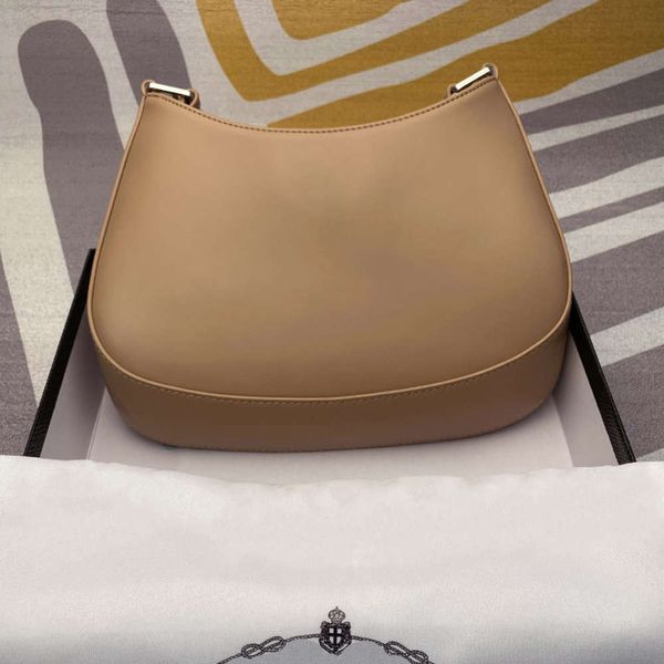 2021 girls' luxury leather simple cleohobo armpit shoulder bag