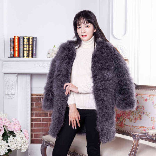 bacai autumn and winter domestic ostrich hair long sleeve korean three-dimensional decorative lapel haining fur 211207, Black
bacai autumn and winter domestic ostrich hair long sleeve korean three-dimensional decorative lapel haining fur 211207, Black