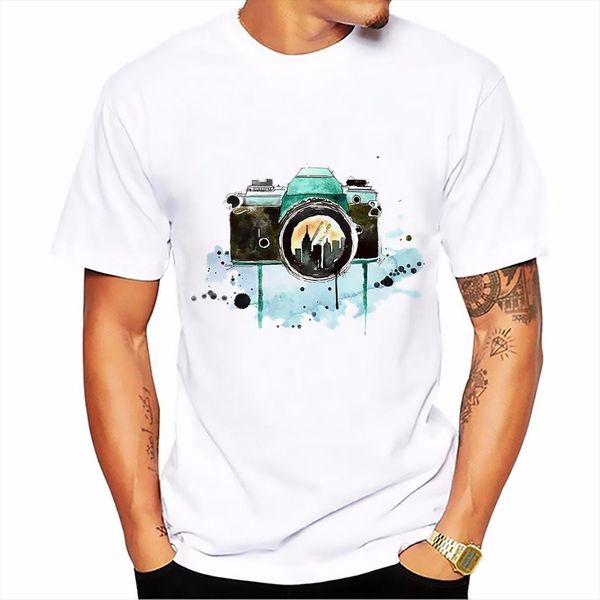 fresh style camera design men man summer tees short sleeve o neck comfort breathable white casual, White;black
fresh style camera design men man summer tees short sleeve o neck comfort breathable white casual, White;black