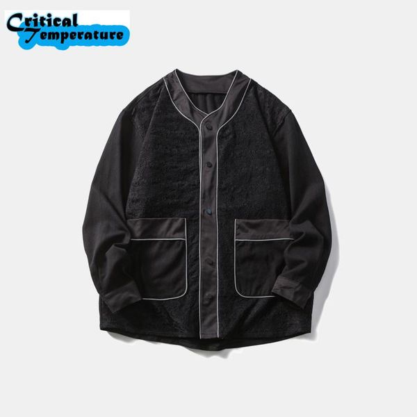 men's jackets hip hop streetwear jacket men vintage retro reflective 2021 autumn harajuku cotton casual coat outwear button, Black;brown
men's jackets hip hop streetwear jacket men vintage retro reflective 2021 autumn harajuku cotton casual coat outwear button, Black;brown