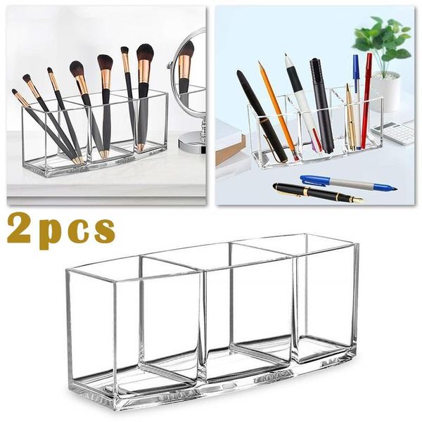 storage boxes & bins 2pc 3 holes transparent acrylic makeup brush tool cosmetic box case beauty make up container pen holder table organizer
storage boxes & bins 2pc 3 holes transparent acrylic makeup brush tool cosmetic box case beauty make up container pen holder table organizer