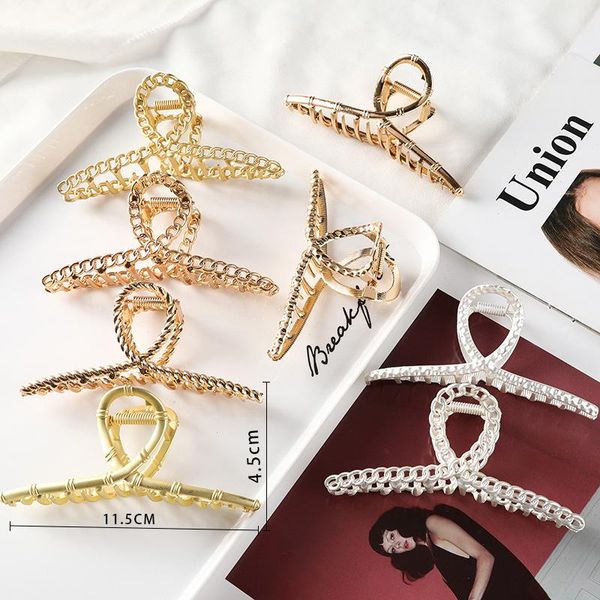 hair accessories women metal claw gold silver ponytail holder hairpin chain butterfly styles pins clip ornaments
hair accessories women metal claw gold silver ponytail holder hairpin chain butterfly styles pins clip ornaments
