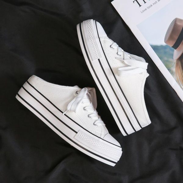 slippers fashion low-rubber-soled vulcanized shoes 2021 autumn women canvas woman thick-soled inner increase casual, Black
slippers fashion low-rubber-soled vulcanized shoes 2021 autumn women canvas woman thick-soled inner increase casual, Black