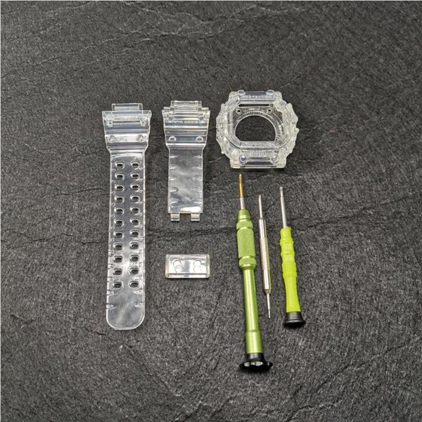 watch bands silicone watchband replacement for gx56 rubber strap sports waterproof straps transparent band bezel tool, Black;brown
watch bands silicone watchband replacement for gx56 rubber strap sports waterproof straps transparent band bezel tool, Black;brown