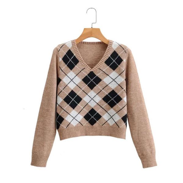 z917-20 korean slim fit small round neck black and white diamond lattice long sleeve pullover sweater top, White;black
z917-20 korean slim fit small round neck black and white diamond lattice long sleeve pullover sweater top, White;black