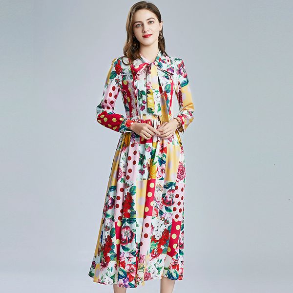 new fashion runway holiday women's elegant long sleeve splicing lace dot flower print boho maxi 2021 x1ke, Black;gray
new fashion runway holiday women's elegant long sleeve splicing lace dot flower print boho maxi 2021 x1ke, Black;gray