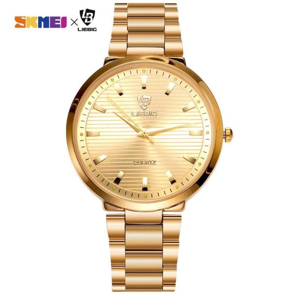 wristwatches 2021 luxury golden quartz watch brand steel bracelet wrist watches for men women female male relogio masculino clock l1012, Slivery;brown
wristwatches 2021 luxury golden quartz watch brand steel bracelet wrist watches for men women female male relogio masculino clock l1012, Slivery;brown