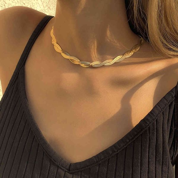 fashion layered dainty gold snake chain choker necklace for women statement herringbone necklaces charm party jewelry gift, Silver
fashion layered dainty gold snake chain choker necklace for women statement herringbone necklaces charm party jewelry gift, Silver