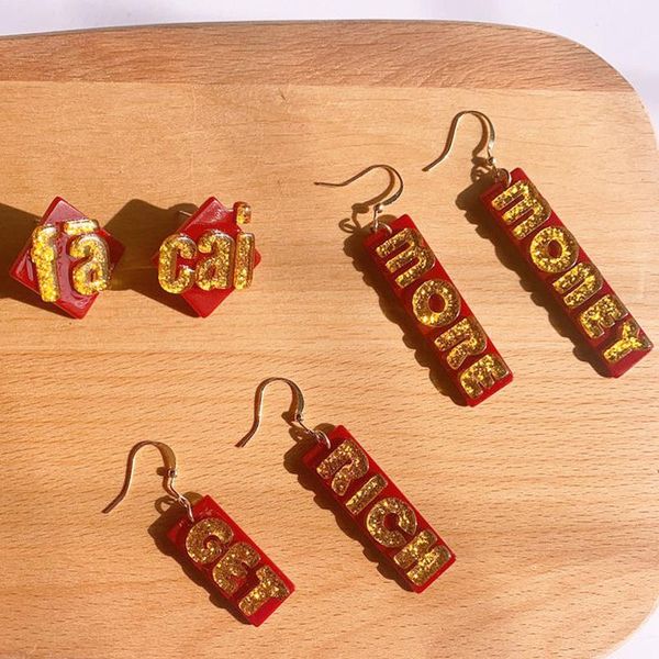 dangle & chandelier funny lovely shiny english letters red yellow acrylic earrings for women girls fashion jewelry simple cool ceative, Silver
dangle & chandelier funny lovely shiny english letters red yellow acrylic earrings for women girls fashion jewelry simple cool ceative, Silver