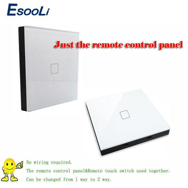 smart home control esooli wireless 433mhz(1527 chip) white switch shape remote control,touch controller
smart home control esooli wireless 433mhz(1527 chip) white switch shape remote control,touch controller