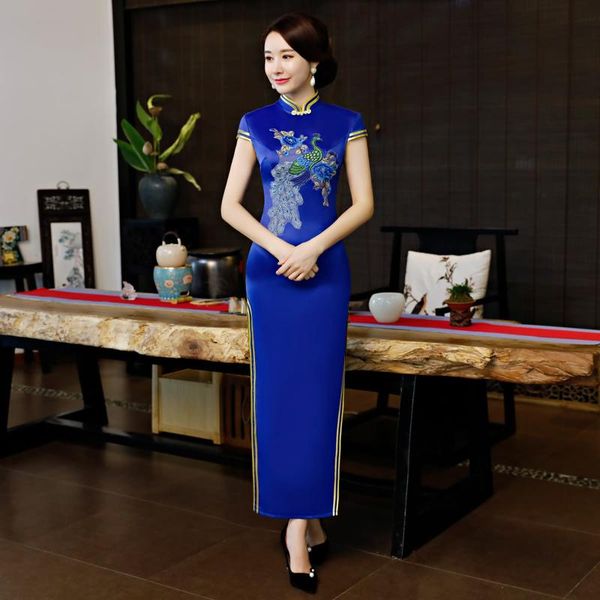 ethnic clothing white lady summer long cheongsam chinese style dress womans qipao slim party dresses button vestido plus size s-4xl, Red
ethnic clothing white lady summer long cheongsam chinese style dress womans qipao slim party dresses button vestido plus size s-4xl, Red