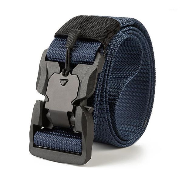 waist support 3.8cm width magnetic buckle tactical belt men's outdoor combat hiking army multifunctional nylon woven canvas waistband1, Black;gray
waist support 3.8cm width magnetic buckle tactical belt men's outdoor combat hiking army multifunctional nylon woven canvas waistband1, Black;gray