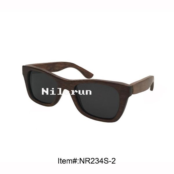 sunglasses fashion women's small dark brown bamboo, White;black 
sunglasses fashion women's small dark brown bamboo, White;black