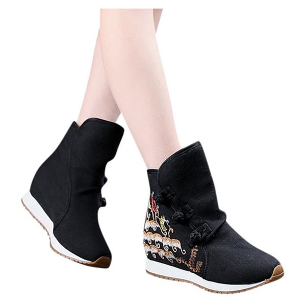 boots sagace buckle strap ankle high heels sport shoes for women casual party ladies wedged chinese embroidered, Black
boots sagace buckle strap ankle high heels sport shoes for women casual party ladies wedged chinese embroidered, Black