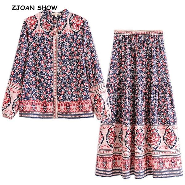 women's blouses & shirts 2021 bohemian floral print shirt ethnic women high elastic waist mid-calf skirts long sleeve cardigan blouse 2, White
women's blouses & shirts 2021 bohemian floral print shirt ethnic women high elastic waist mid-calf skirts long sleeve cardigan blouse 2, White