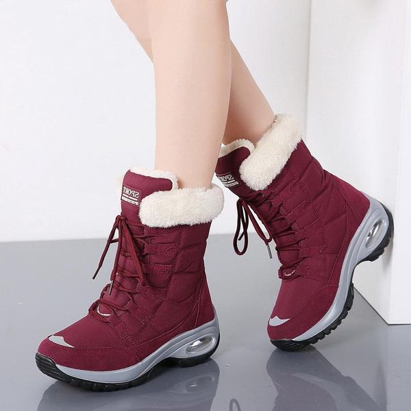 boots winter women's warm middle calf snow lace-up comfortable padded chaussures femme 2021, Black
boots winter women's warm middle calf snow lace-up comfortable padded chaussures femme 2021, Black
