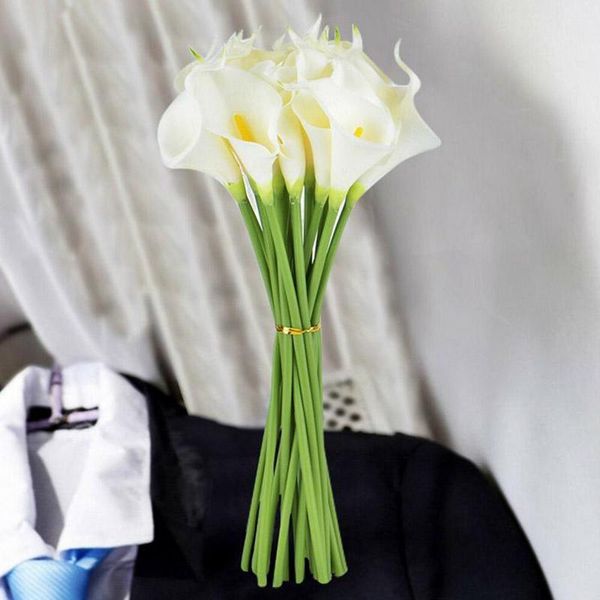 decorative flowers & wreaths 10pcs/pack white fake calla lily real touch artificial bridal bouquet wedding decoration floral home decor
decorative flowers & wreaths 10pcs/pack white fake calla lily real touch artificial bridal bouquet wedding decoration floral home decor
