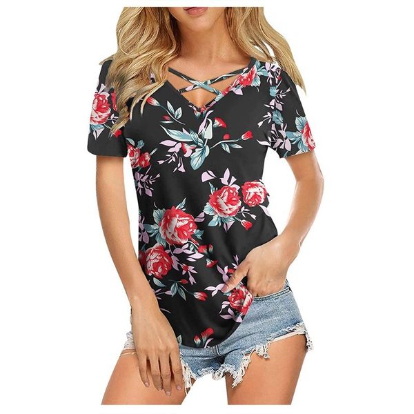 saleforty # on elegant fashion t-shirt women around v-neck short mouwen big flower print football 2021 overside top, White
saleforty # on elegant fashion t-shirt women around v-neck short mouwen big flower print football 2021 overside top, White