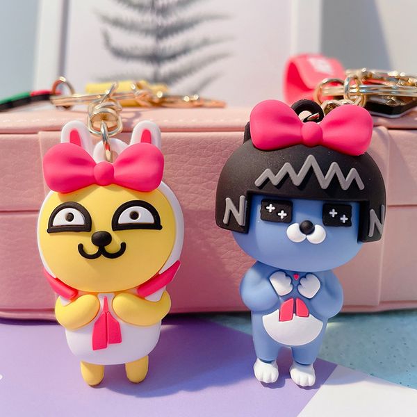 2021 fashion keychain korean cartoon cute kakao key chain fashion trend bag car pendant couple gifts, Silver
2021 fashion keychain korean cartoon cute kakao key chain fashion trend bag car pendant couple gifts, Silver