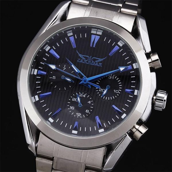 wristwatches jargar six-needle men's watch steel belt automatic mechanical casual, Slivery;brown
wristwatches jargar six-needle men's watch steel belt automatic mechanical casual, Slivery;brown