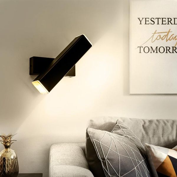 wall lamps modern minimalist creative bedroom bedside lamp, personality aluminum can rotate the living room black
wall lamps modern minimalist creative bedroom bedside lamp, personality aluminum can rotate the living room black
