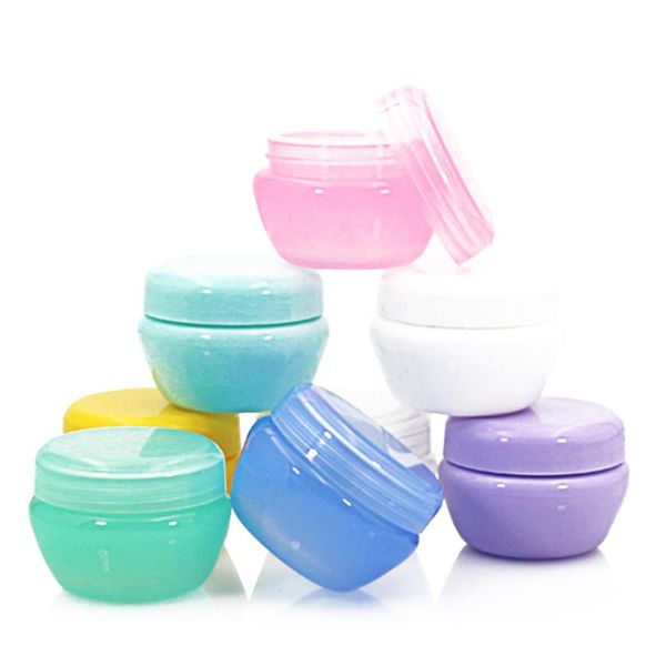 8pcs cosmetic empty container plastic makeup sample round pot jar mushroom shape cream container with screw cap lid for eye shad
8pcs cosmetic empty container plastic makeup sample round pot jar mushroom shape cream container with screw cap lid for eye shad