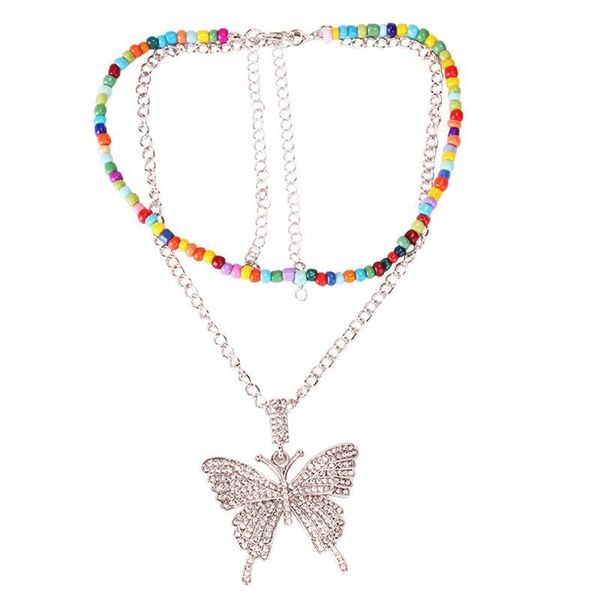 chokers 2021 women necklace fashion rhinestone butterfly bead chain necklaces pendants for multi layer jewelry collar, Golden;silver
chokers 2021 women necklace fashion rhinestone butterfly bead chain necklaces pendants for multi layer jewelry collar, Golden;silver