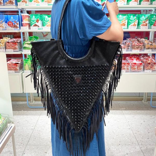 evening bags luxury designer purses and handbags triangle shape women's bag tassel travel shoulder rivet tote shopper
evening bags luxury designer purses and handbags triangle shape women's bag tassel travel shoulder rivet tote shopper