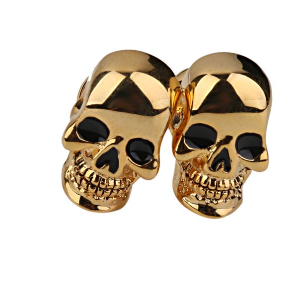 1 pair gold tone scary copper skull cufflinks cuff links halloween costume mens cloth accessories, Silver
1 pair gold tone scary copper skull cufflinks cuff links halloween costume mens cloth accessories, Silver