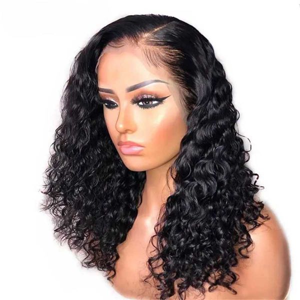 lace wigs deep curly t part front wig human hair for women wave 4x4 glueless closure prelucked hairline, Black;brown
lace wigs deep curly t part front wig human hair for women wave 4x4 glueless closure prelucked hairline, Black;brown