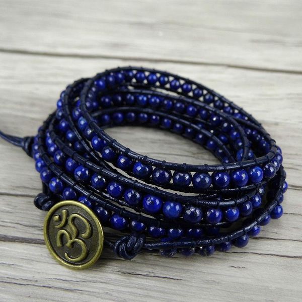 tennis boho 5 wrap bracelet gypsy leather lapis lazuli beads natural stone jewelry yoga, Golden;silver
tennis boho 5 wrap bracelet gypsy leather lapis lazuli beads natural stone jewelry yoga, Golden;silver