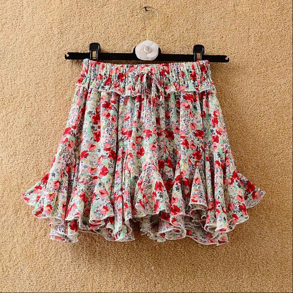 elastic waist floral print skirts womens 2021 summer lotus leaf pleated bohemian mini skirt female vintage chiffon short skirts, Black
elastic waist floral print skirts womens 2021 summer lotus leaf pleated bohemian mini skirt female vintage chiffon short skirts, Black