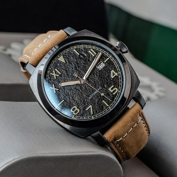 wristwatches men's luxury nh35 japan automatic movement mechanical watches black dial brown leather strap luminous hand dress analog wa, Slivery;brown
wristwatches men's luxury nh35 japan automatic movement mechanical watches black dial brown leather strap luminous hand dress analog wa, Slivery;brown