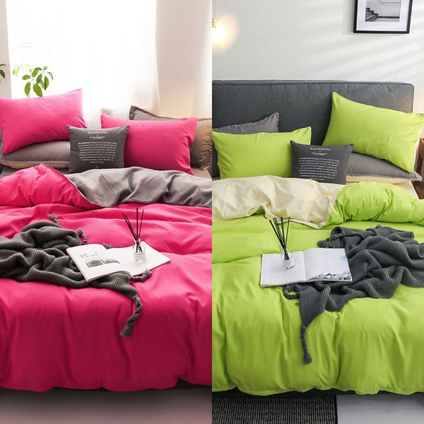 solid color bed linens fashion bedding sets nordic style duvet cover set quilt cover and pillowcase double sided king size c0223
solid color bed linens fashion bedding sets nordic style duvet cover set quilt cover and pillowcase double sided king size c0223