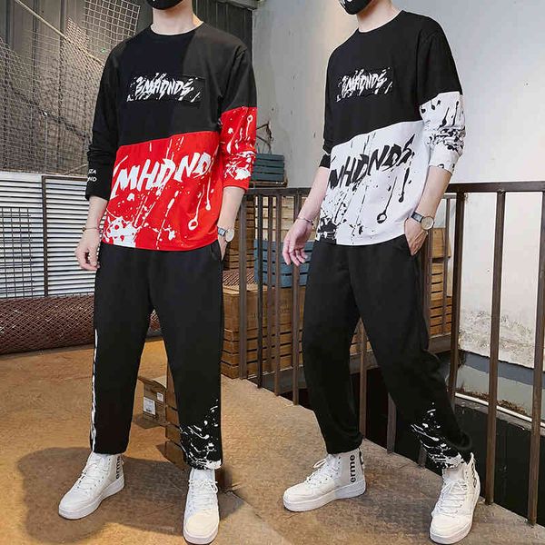 men's tracksuits conjunto de treino masculino primavera verão pulôver sweatshirts + calças terno esportivo duas peças hip hop algodão r, Gray
men's tracksuits conjunto de treino masculino primavera verão pulôver sweatshirts + calças terno esportivo duas peças hip hop algodão r, Gray