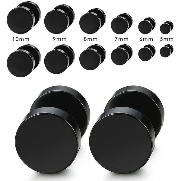 stud 1set fashion stainless steel punk earrings for men and ladies gothic barbell black jewelry gifts, Golden;silver
stud 1set fashion stainless steel punk earrings for men and ladies gothic barbell black jewelry gifts, Golden;silver