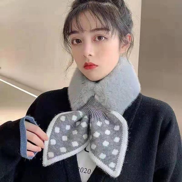 scarves women faux fur collar scarf plush neck warmer polka dot print winter shawl wrap girl muffler for female foulard, Blue;gray
scarves women faux fur collar scarf plush neck warmer polka dot print winter shawl wrap girl muffler for female foulard, Blue;gray