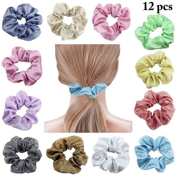 hair accessories 12pcs glitter scrunchies fashion shiny elastic ropes band ponytail holder female
hair accessories 12pcs glitter scrunchies fashion shiny elastic ropes band ponytail holder female