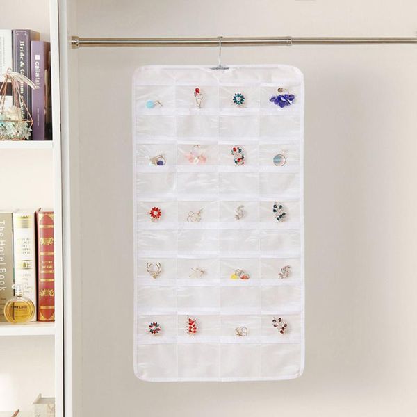 storage boxes & bins 1pc jewelry hanging bag organizer display holder for earring ring necklace high capacity 80 pocket
storage boxes & bins 1pc jewelry hanging bag organizer display holder for earring ring necklace high capacity 80 pocket