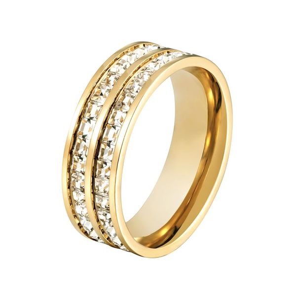 cluster rings fashion jewelry double row square crystal woman ring stainless steel wedding love gift wholesale drop, Golden;silver
cluster rings fashion jewelry double row square crystal woman ring stainless steel wedding love gift wholesale drop, Golden;silver