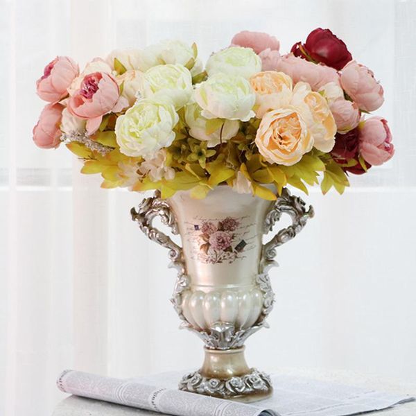 decorative flowers & wreaths 13 heads fake rose romantic bouquet silk peony office for home wedding birthday christmas
decorative flowers & wreaths 13 heads fake rose romantic bouquet silk peony office for home wedding birthday christmas