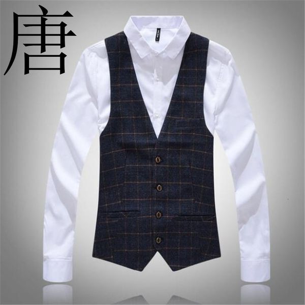 tang cool 2021 classic british plaid vest gentleman business man formal suit blazers coat for jass, Black;white
tang cool 2021 classic british plaid vest gentleman business man formal suit blazers coat for jass, Black;white