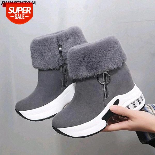 puimentiua women ankle boot cotton warm plush winter shoes for woman high heels ladies boot women snow boots height increasing #0z8h, Black
puimentiua women ankle boot cotton warm plush winter shoes for woman high heels ladies boot women snow boots height increasing #0z8h, Black