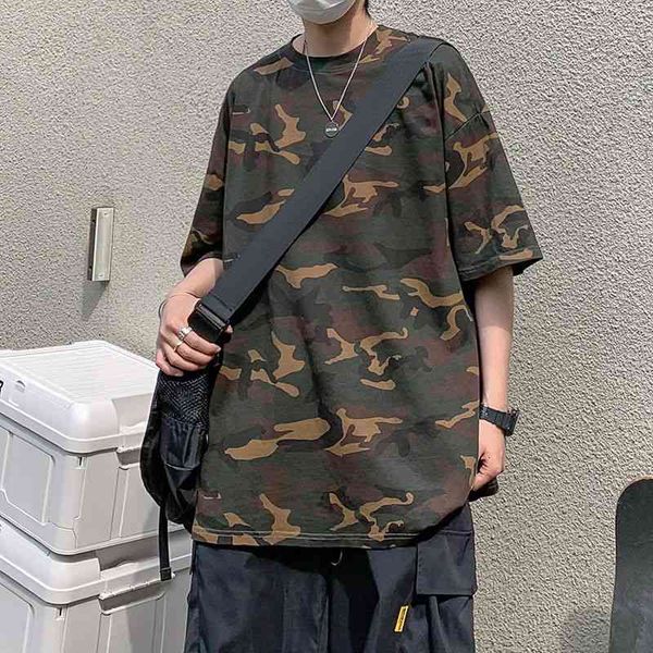 men's t-shirts summer cotton camouflage t-shirt fashion casual tshirt men streetwear loose hip-hop short-sleeved t shirt mens m-2x, White;black
men's t-shirts summer cotton camouflage t-shirt fashion casual tshirt men streetwear loose hip-hop short-sleeved t shirt mens m-2x, White;black