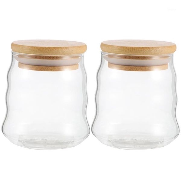 storage bottles & jars 2pcs small sealing glass honey tea containers tanks with wooden lid
storage bottles & jars 2pcs small sealing glass honey tea containers tanks with wooden lid