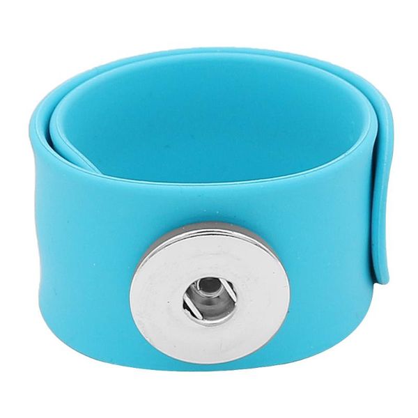 charm bracelets blue silicone for women girls embedded metal wristband classic jewelry fit 18mm snaps buttons, Golden;silver
charm bracelets blue silicone for women girls embedded metal wristband classic jewelry fit 18mm snaps buttons, Golden;silver
