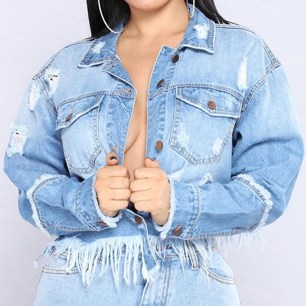 women's jackets women slim denim basic tassel batwing coat elegant vintage bib hole button pocket short casacos feminino 1289, Black;brown
women's jackets women slim denim basic tassel batwing coat elegant vintage bib hole button pocket short casacos feminino 1289, Black;brown