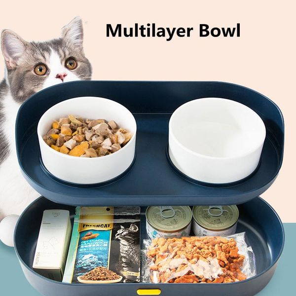 cat bowls & feeders bowl dog water food double with storage 2 in 1 multilayer for dring feeding neck protection feeder
cat bowls & feeders bowl dog water food double with storage 2 in 1 multilayer for dring feeding neck protection feeder