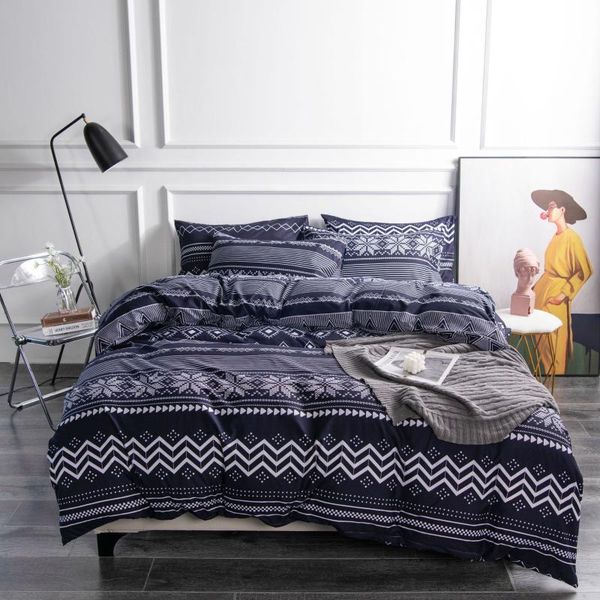 bedding sets geometric plaid printed duvet cover set with pillowcase nordic king size single double bedclothes (no sheet
bedding sets geometric plaid printed duvet cover set with pillowcase nordic king size single double bedclothes (no sheet