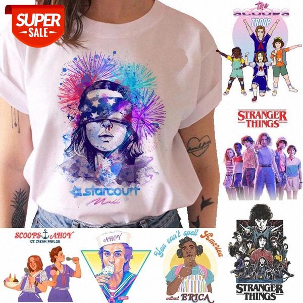 sunfiz yf stranger things t shirt women season 3 eleven tshirt graphic clothes female upside down t-shirt femme grunge tee #mf1x, White
sunfiz yf stranger things t shirt women season 3 eleven tshirt graphic clothes female upside down t-shirt femme grunge tee #mf1x, White
